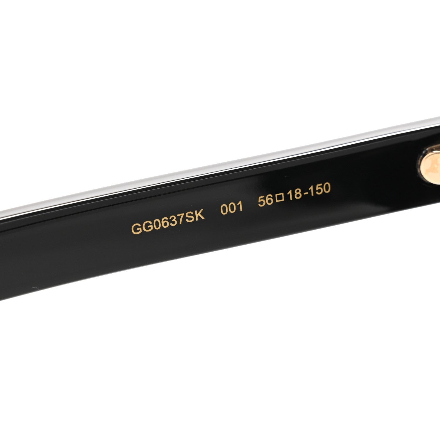 Gucci Acetate Sunglasses GG0637SK Black 6 of 7