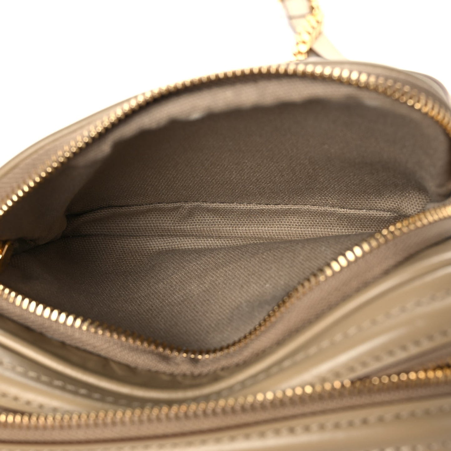 Calfskin Embossed Monogram Camera Chain Bag Honey