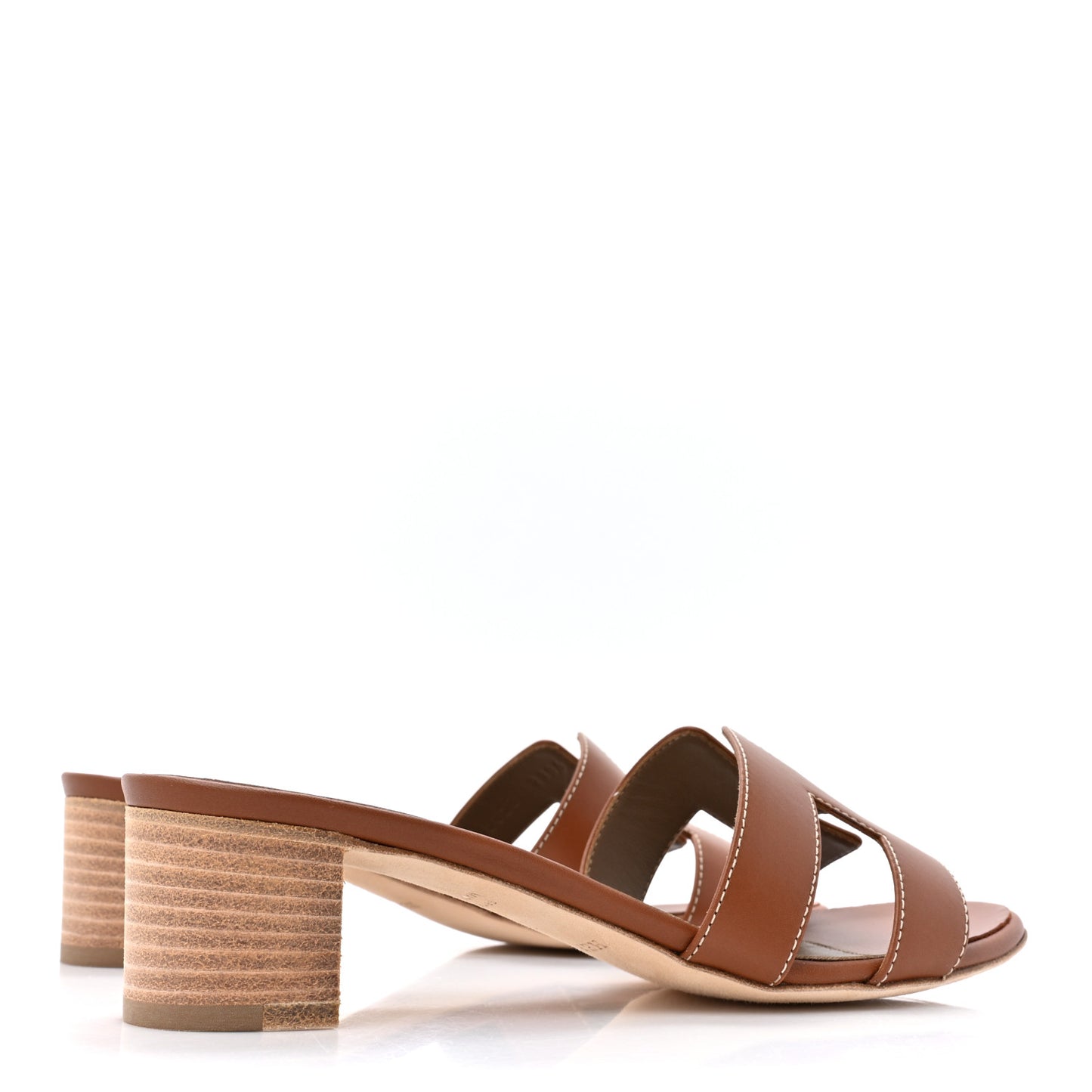 Calfskin Oasis Sandals 37 Gold