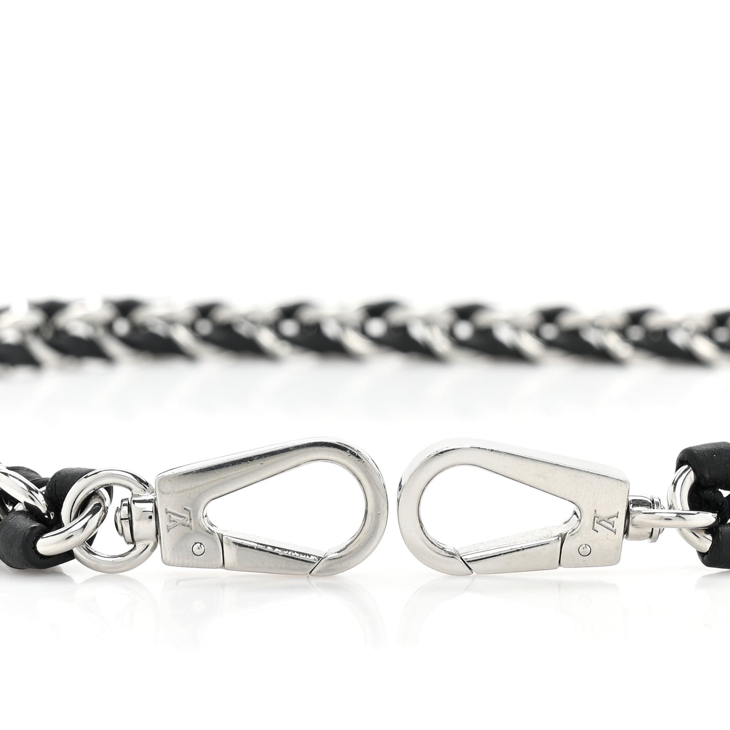 Calfskin Bella Tote Chain Strap Black