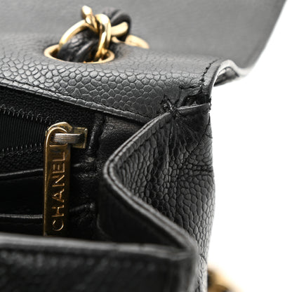 Chanel Caviar Quilted Maxi Single Flap Black 12 of 13