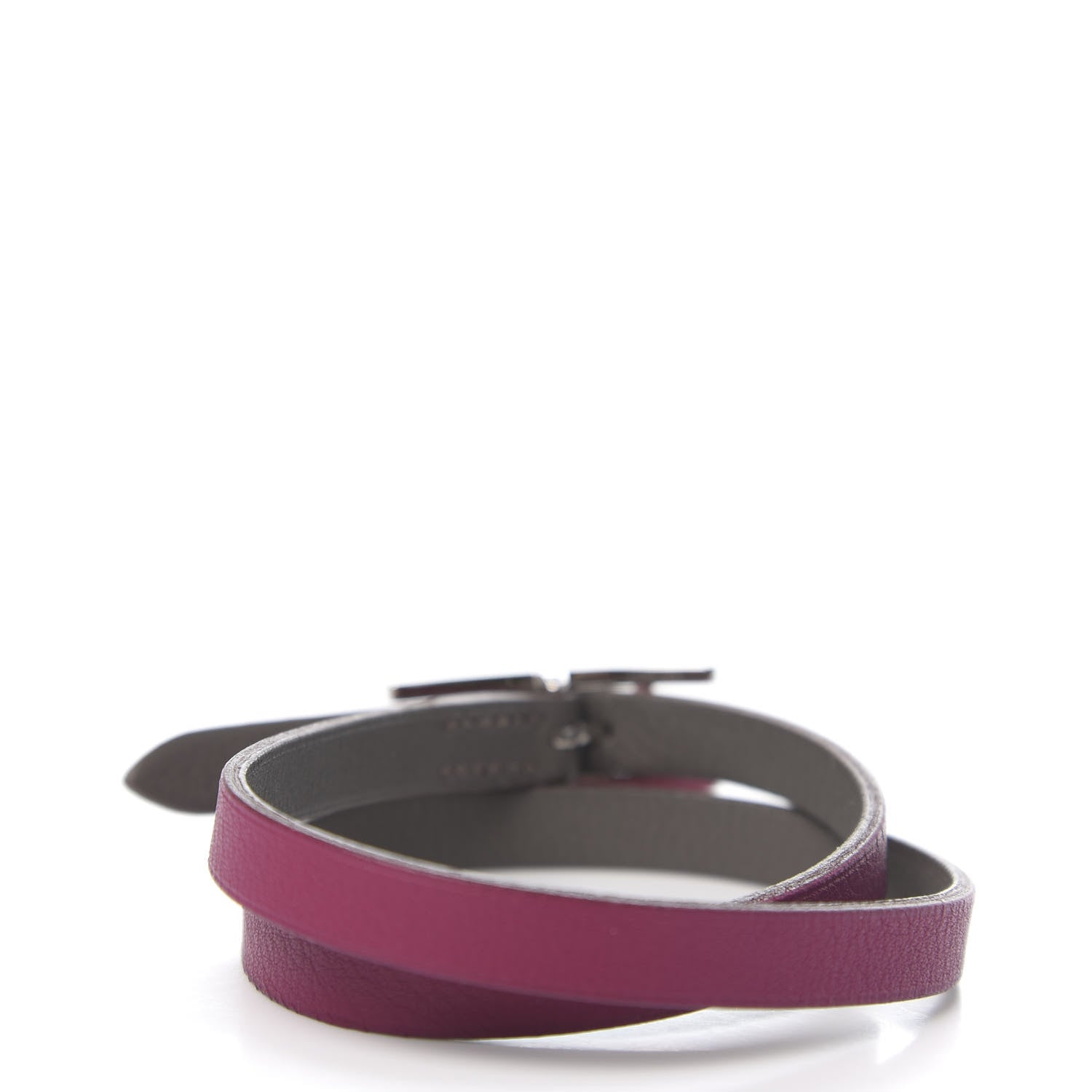 Hermes Swift Behapi Double Tour Bracelet M Tosca Etain 3 of 4