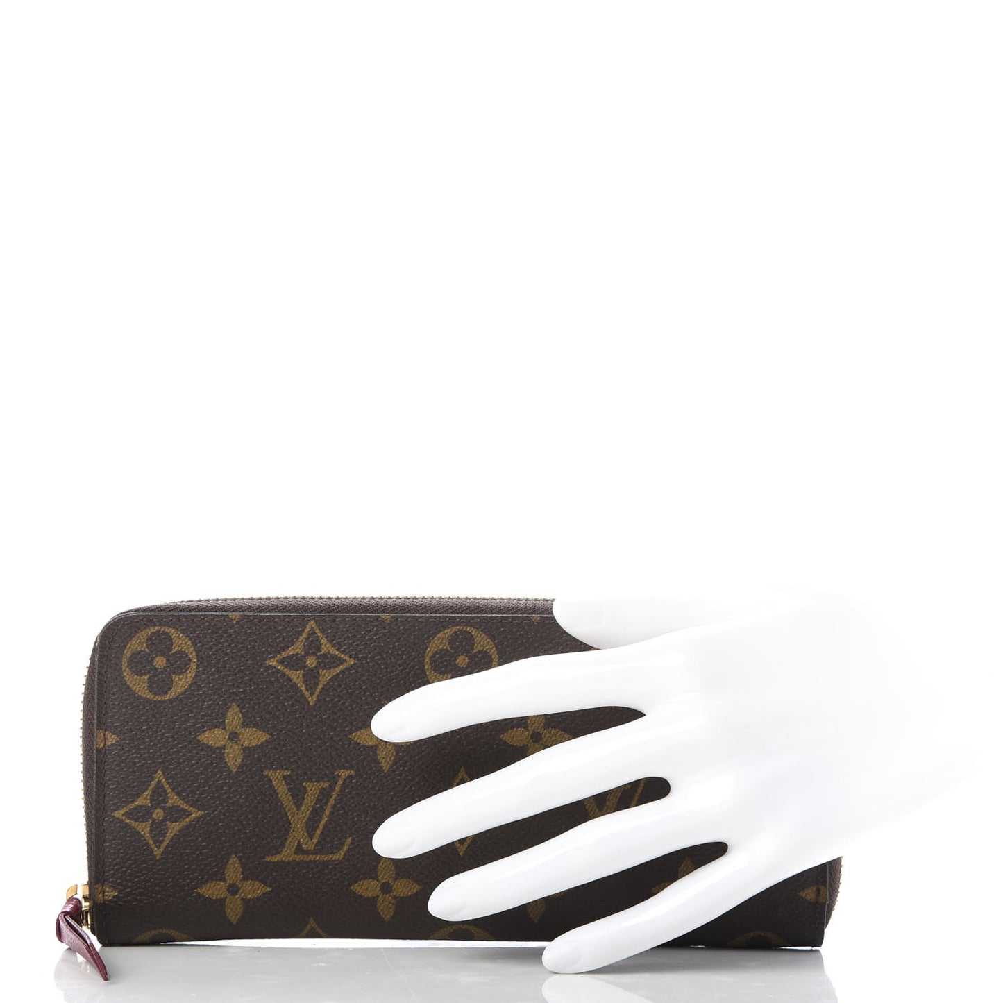 Monogram Clemence Wallet Fuchsia