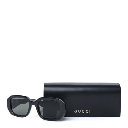 Gucci Acetate Rectangle Frame GG Generation Sunglasses GG1535S Black 7 of 7