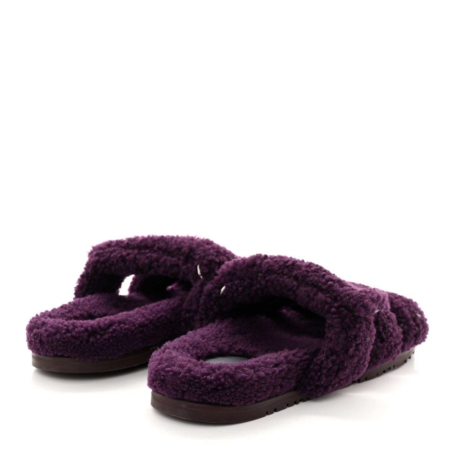 Woolskin Womens Chypre Sandals 40.5 Violet Fonce