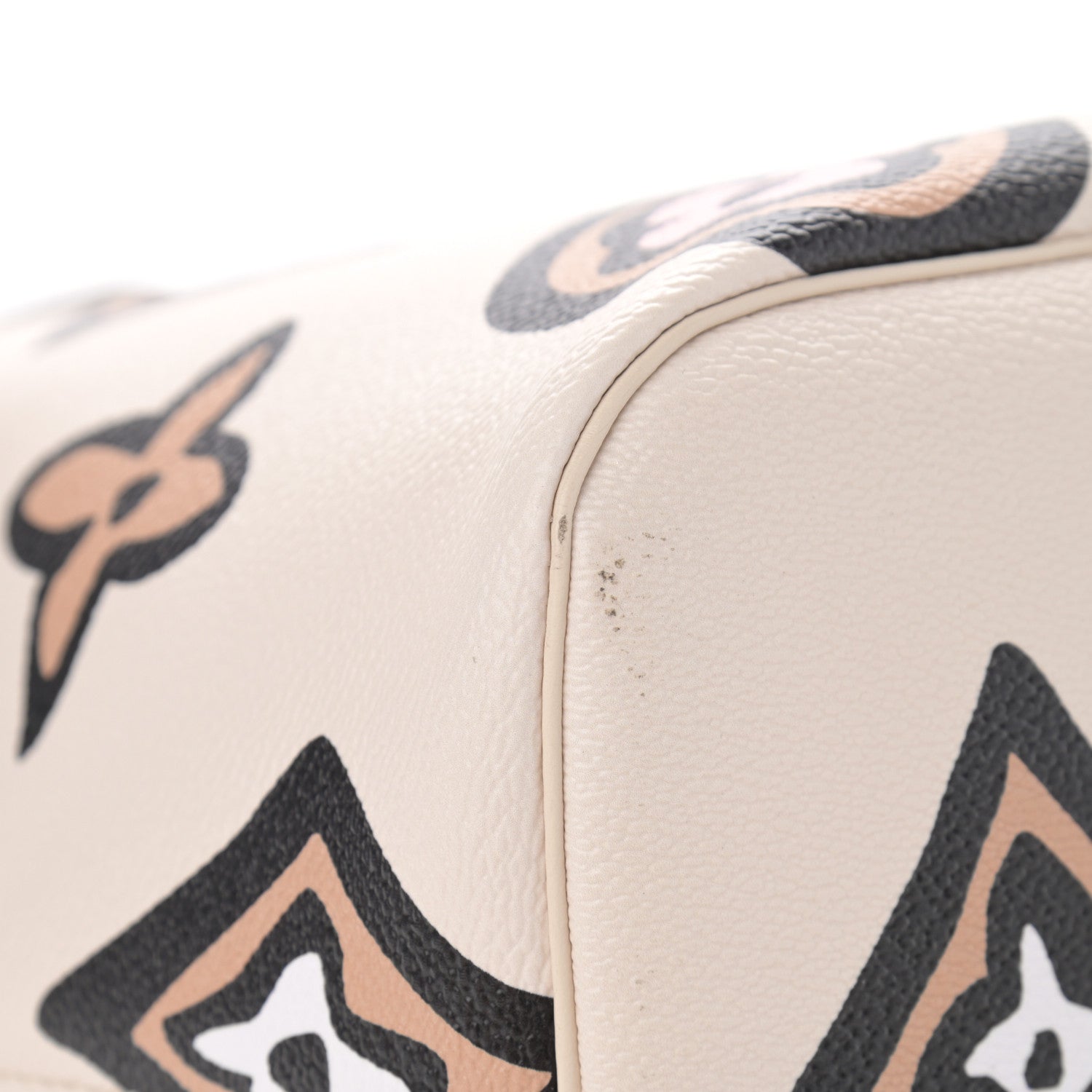 Louis Vuitton Monogram Giant Wild At Heart Neverfull MM Creme 7 of 10