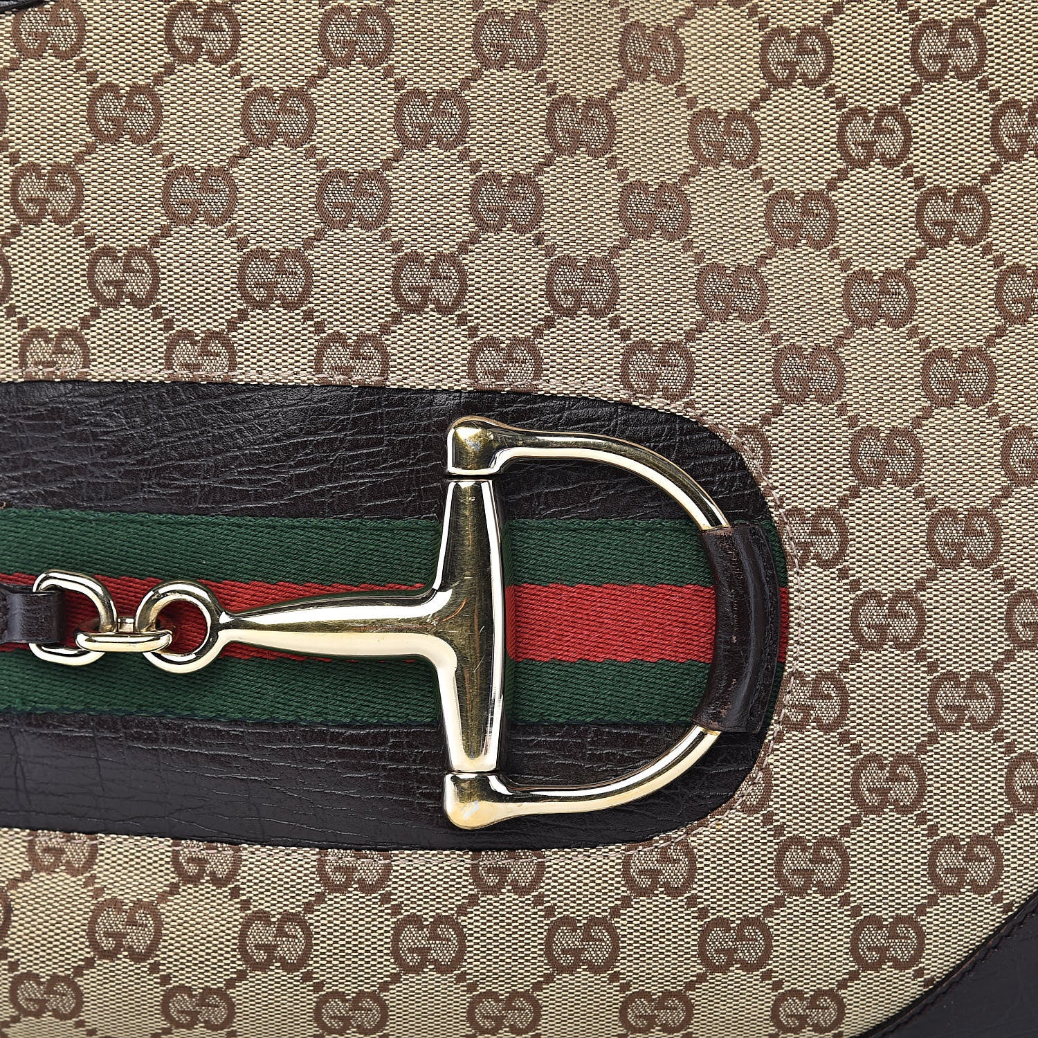 Gucci Monogram Hasler Hobo Dark Brown 11 of 11