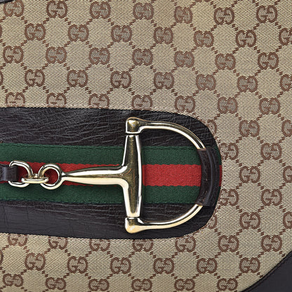 Gucci Monogram Hasler Hobo Dark Brown 11 of 11