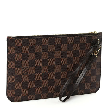 Louis Vuitton Damier Ebene Neverfull MM GM Pochette 3 of 7
