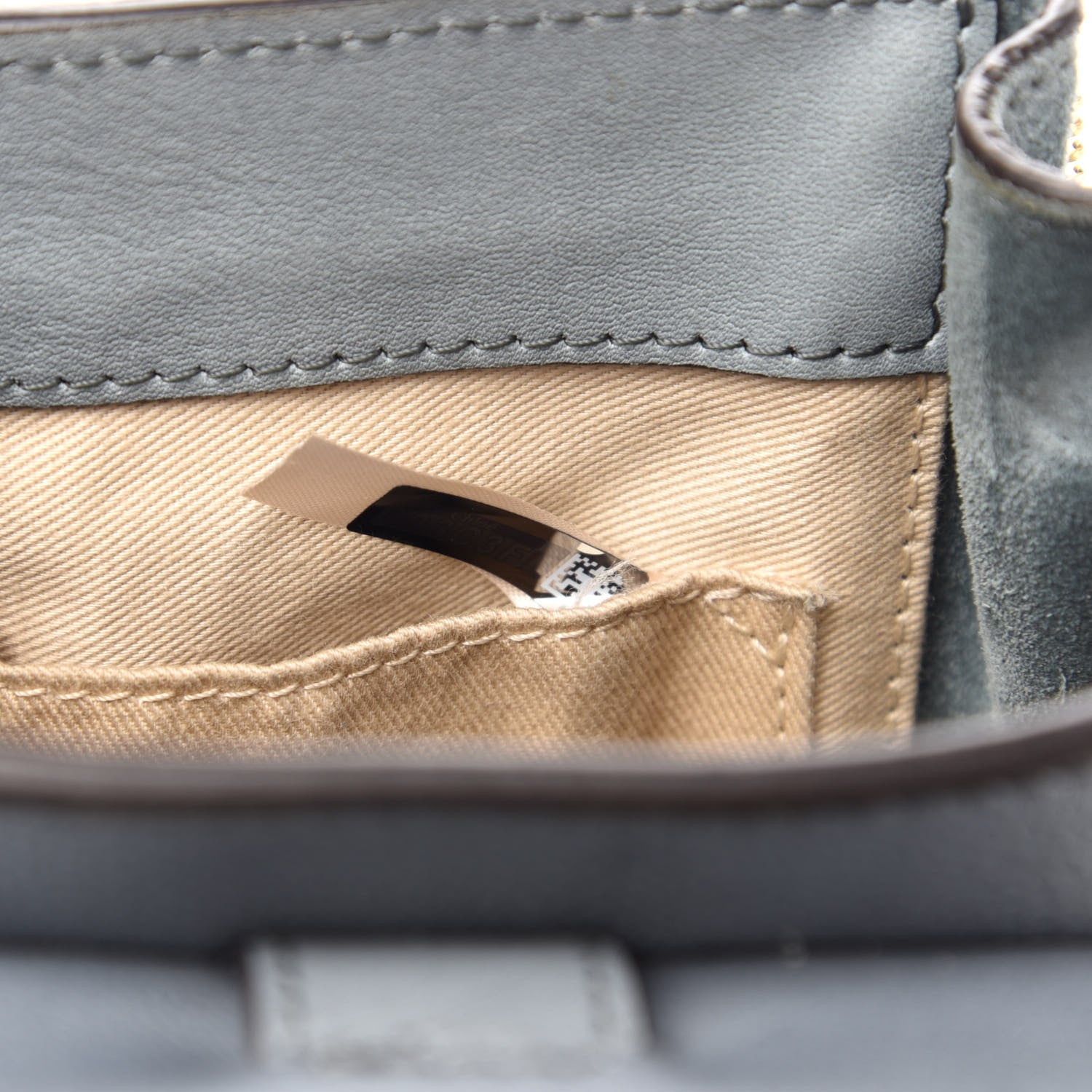 Chloe Suede Calfskin Mini Faye Backpack Cloudy Blue 10 of 12