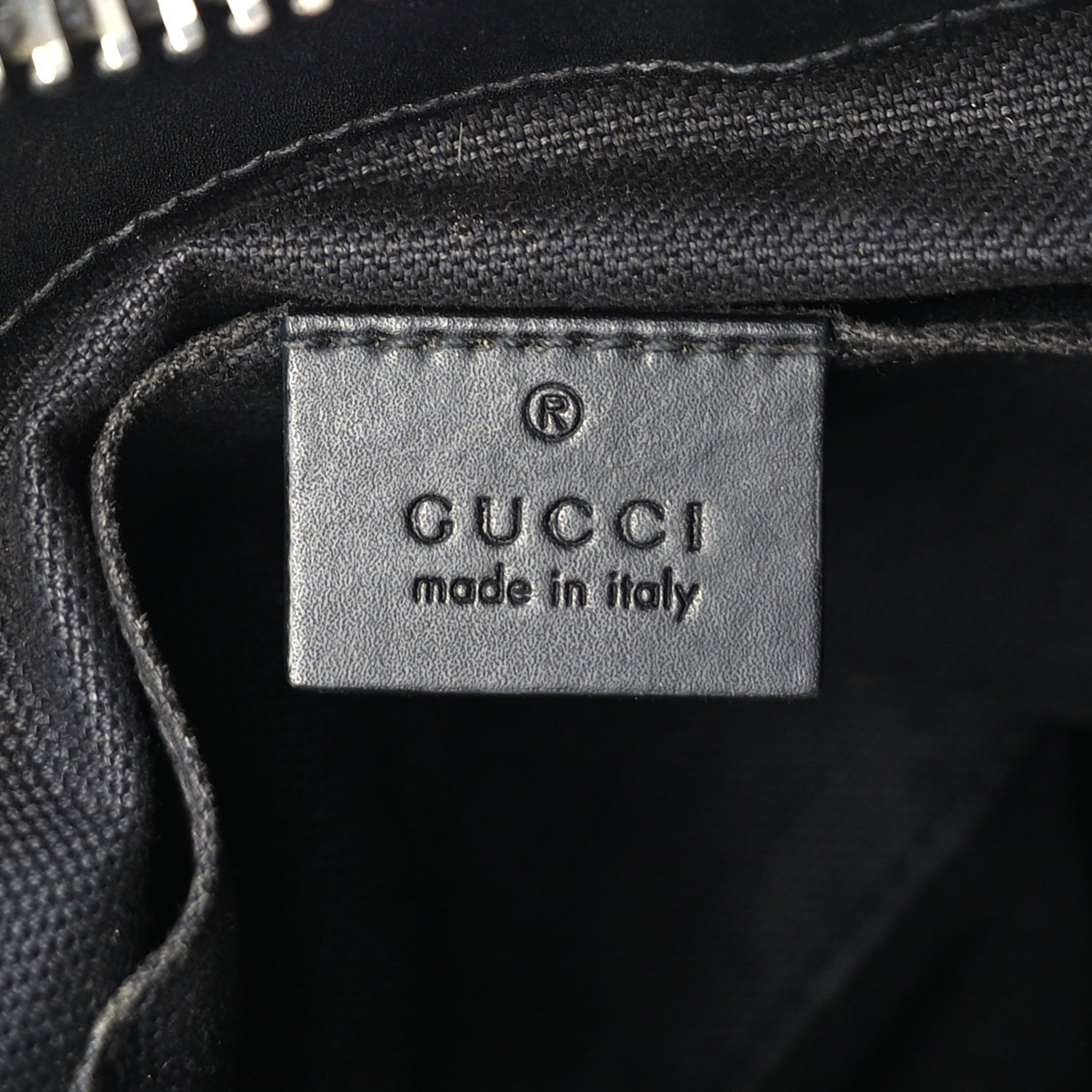 Gucci GG Supreme Monogram Web Small Flat Messenger Bag  Black Grey 5 of 8