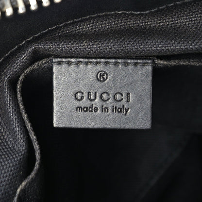 Gucci GG Supreme Monogram Web Small Flat Messenger Bag  Black Grey 5 of 8