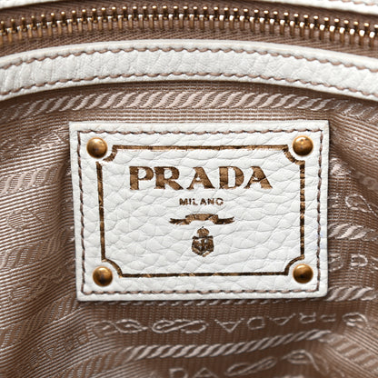Prada Jacquard Logo Tote Corda Talco 7 of 9