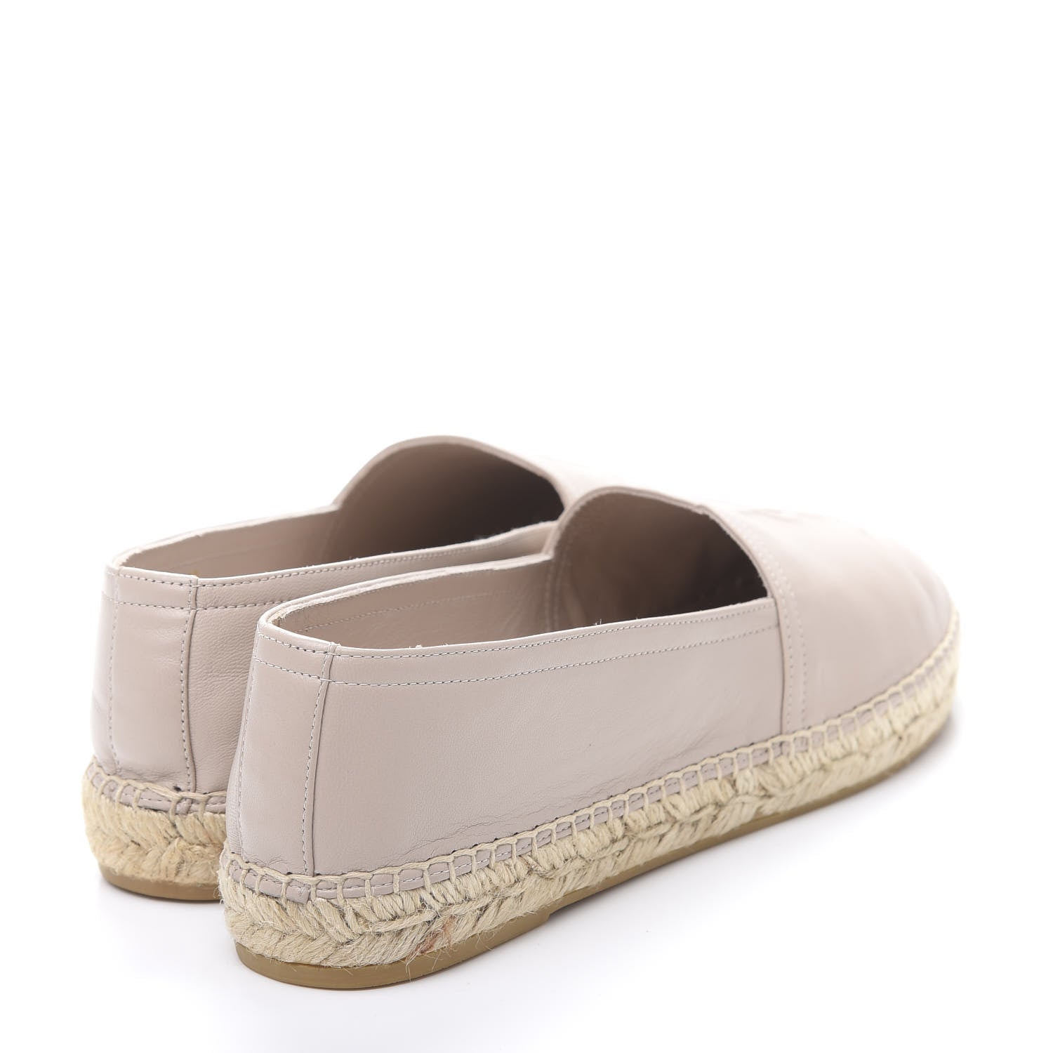 Saint Laurent Nappa Monogram Espadrilles 39 Rose Poudre 4 of 9