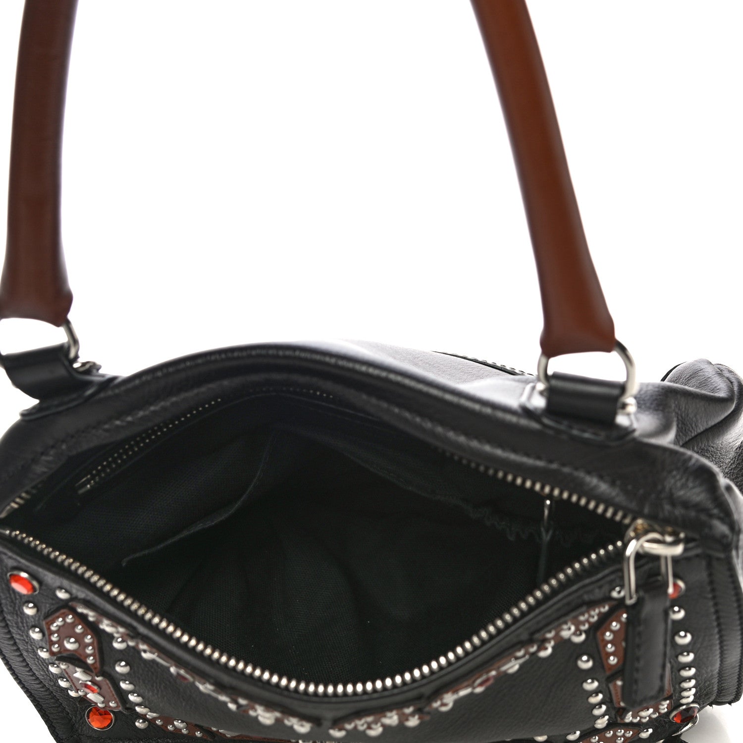 Givenchy Calfskin Small Studded Pandora Black Brown 5 of 8