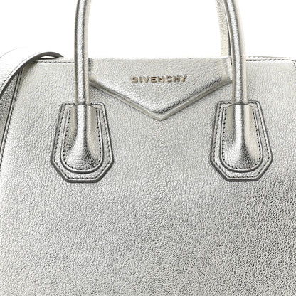 Givenchy Metallic Sugar Goatskin Small Antigona Silver 8 of 11