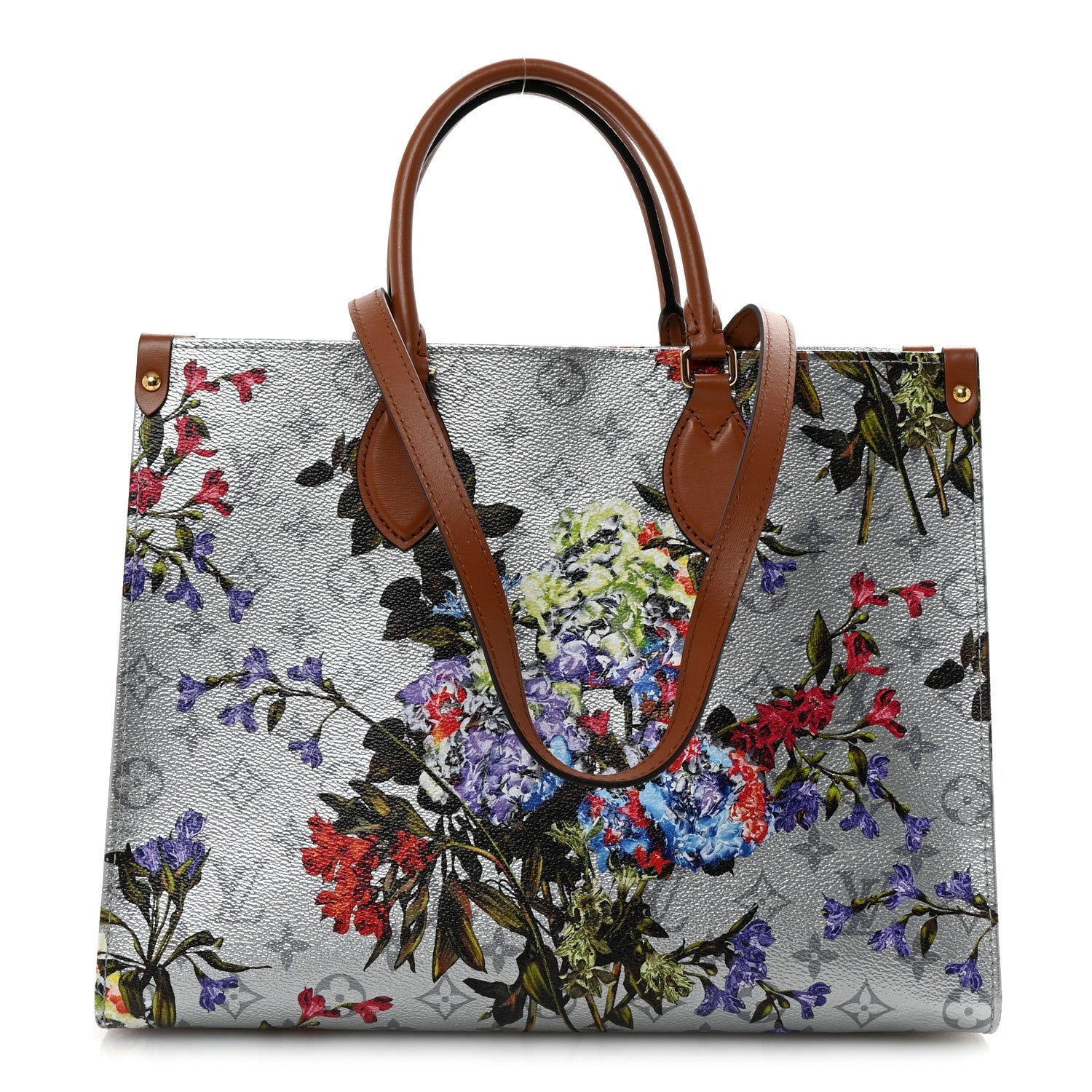 Louis Vuitton Monogram LV Garden OnTheGo MM Silver 1 of 7