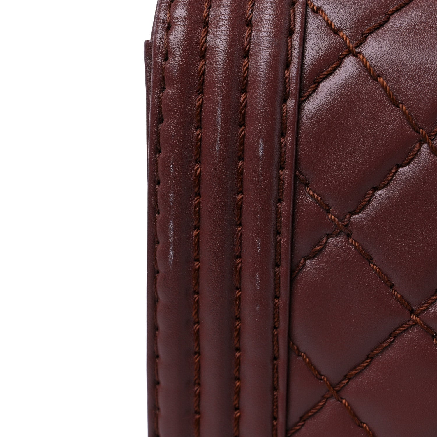 Chanel Calfskin Stitched Medium Boy Flap Brown 15 of 15