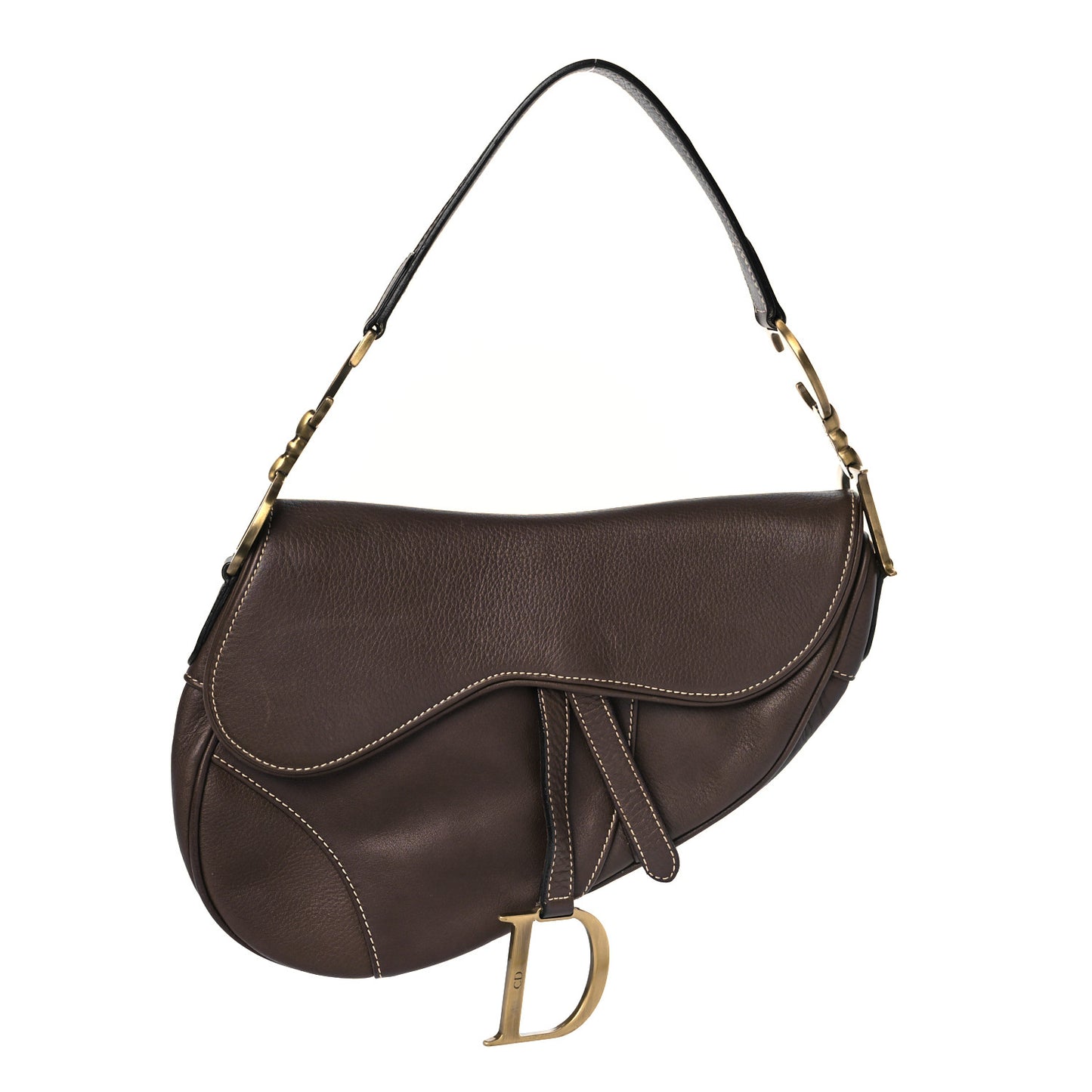 Calfskin Saddle Bag Brown