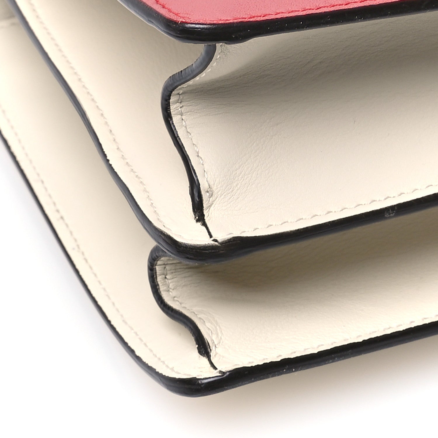 Gucci Calfskin Bamboo Web Medium Dionysus Top Handle Bag White Blue Hibiscus Red 9 of 11