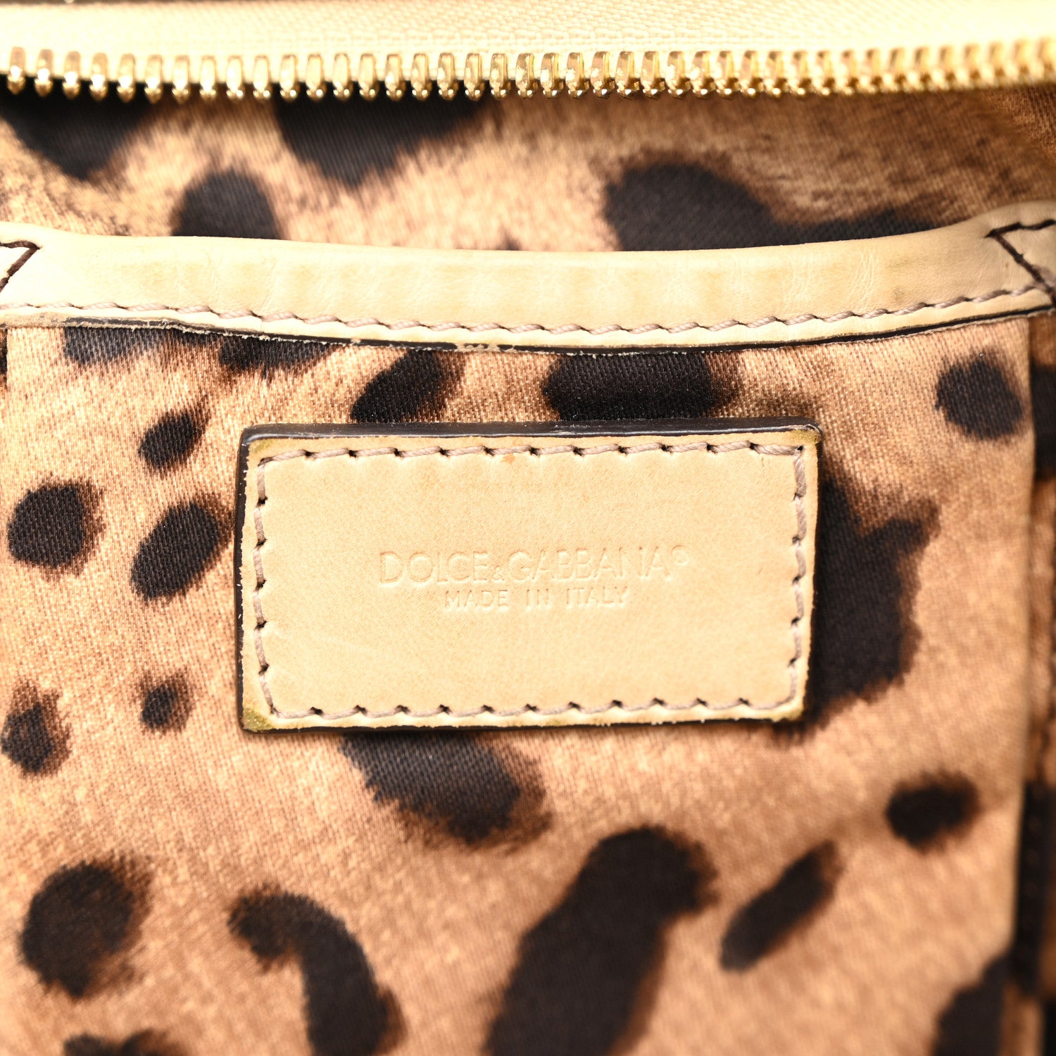 Dolce & Gabbana Calfskin Pleated Miss Gin Ruffle Bowler Tan 6 of 20