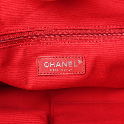 Chanel Canvas Large Double Face Shopping Tote Red 6 of 10