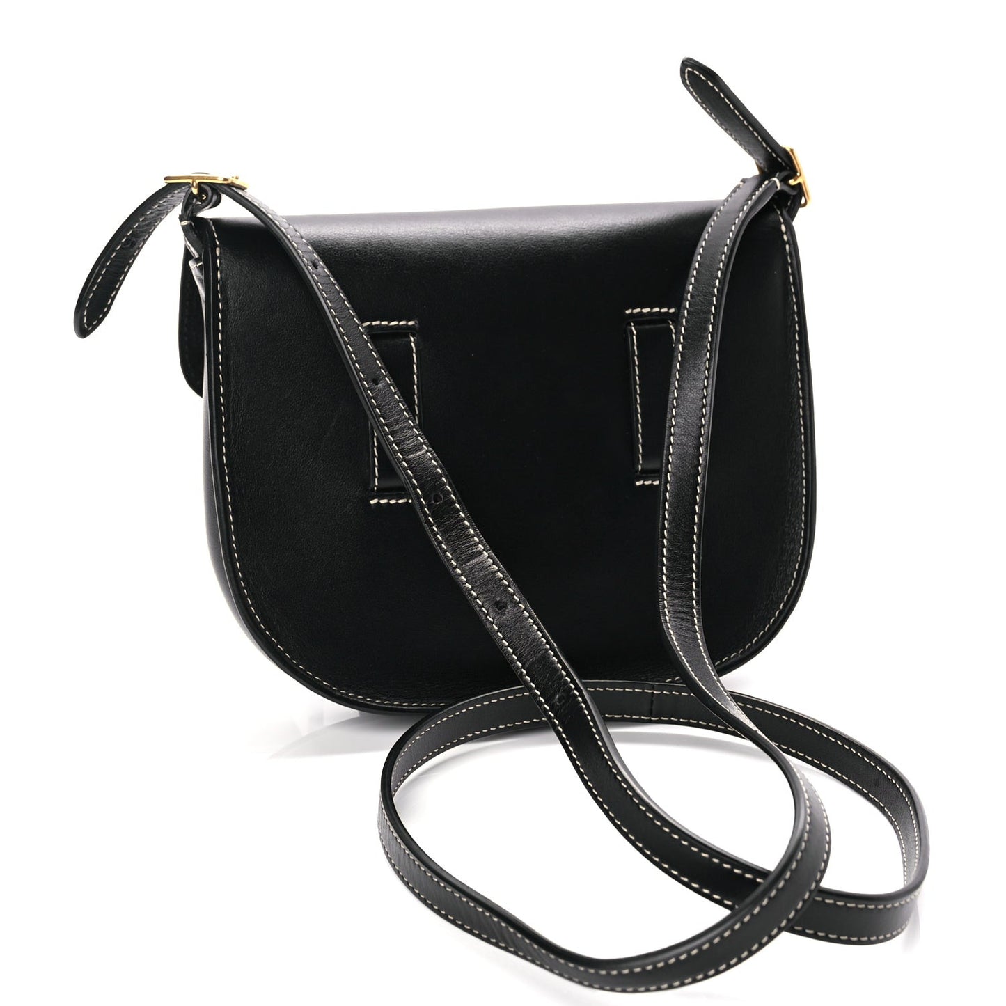 Smooth Calfskin Mini Symmetrical Bag Black