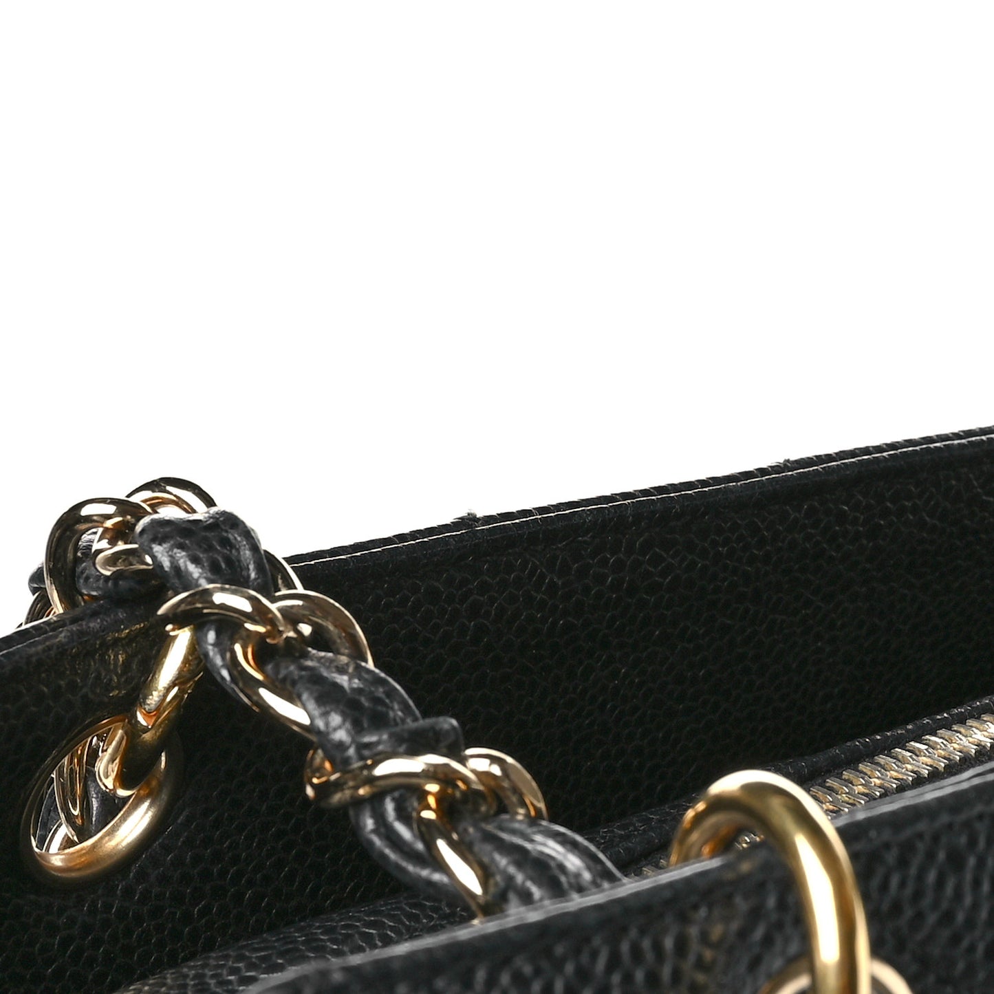 Caviar Quilted Petit Timeless Tote PTT Black