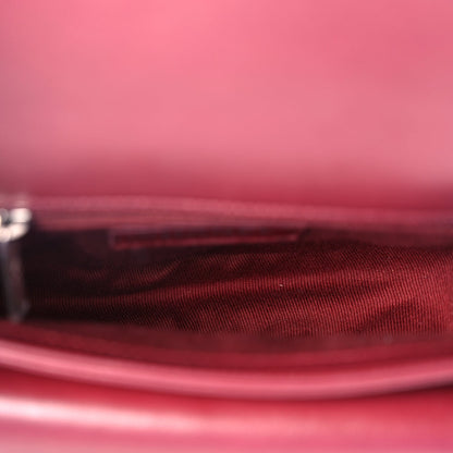 Chanel Calfskin Coco Eyelets Small Flap Bag  Red 4 of 9
