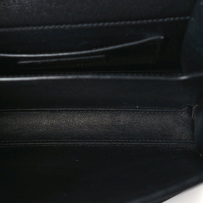 Saint Laurent Grain de Poudre Mini Classic Monogram Cassandra Top Handle  Black 4 of 8