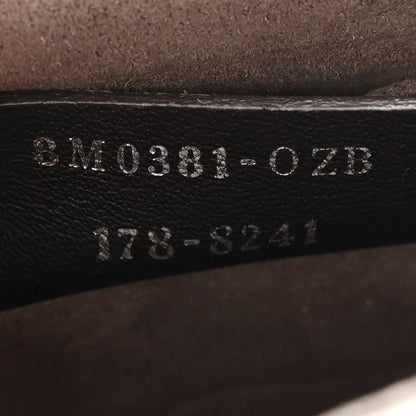 Fendi Vitello Liberty Lucido Ribbon Lace Up Studded Small Kan I Shoulder Bag Plaster 8 of 12