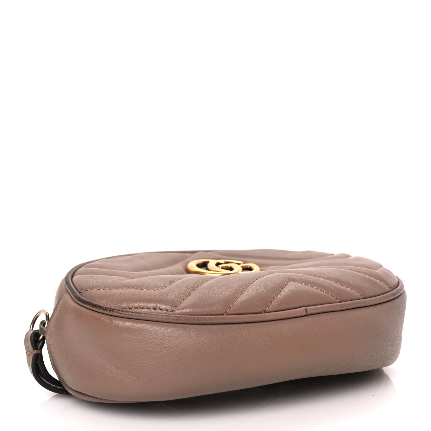 Gucci Calfskin Matelasse GG Marmont Belt Bag 85 34 Porcelain Rose 3 of 18