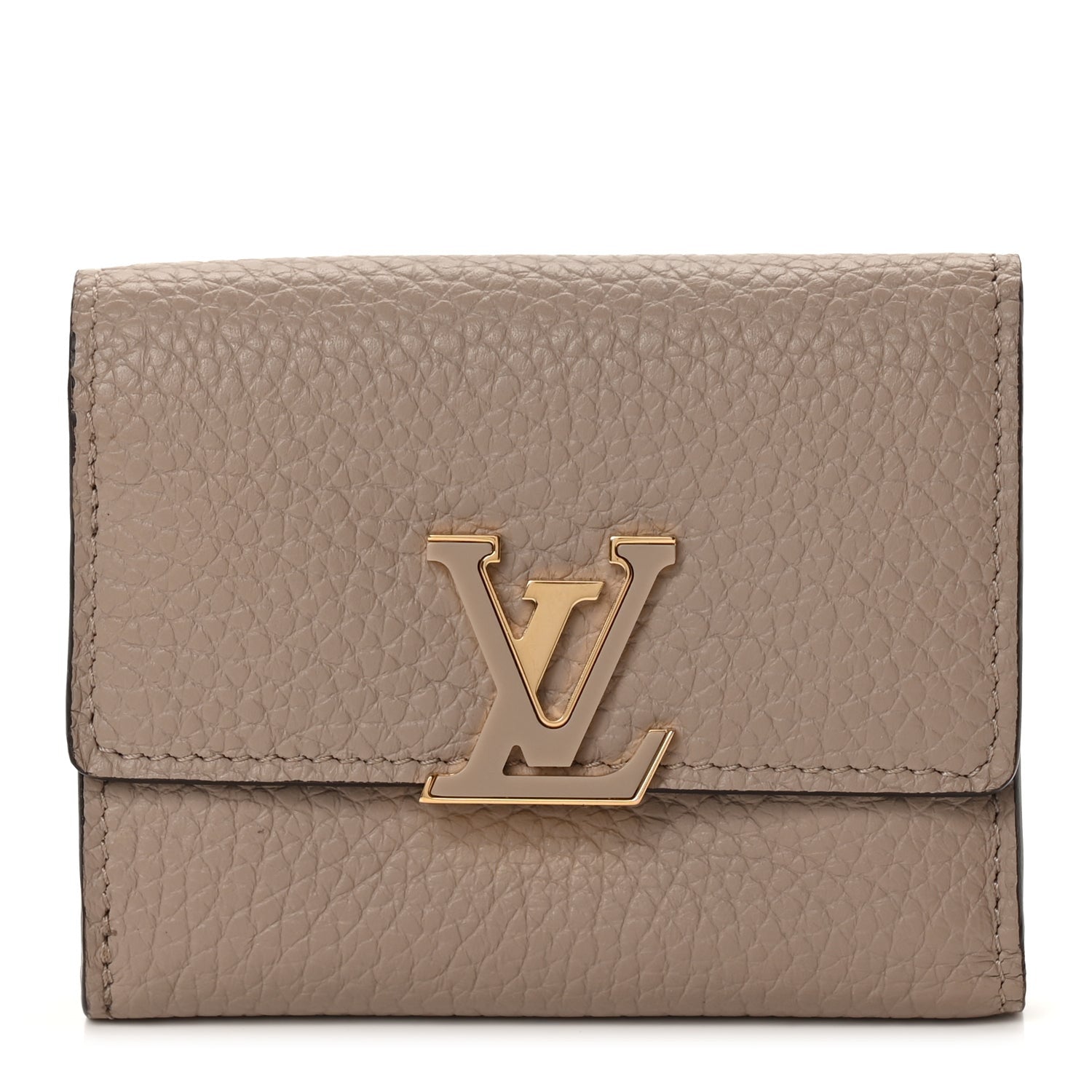 Louis Vuitton Taurillon Capucines XS Wallet Galet 1 of 8