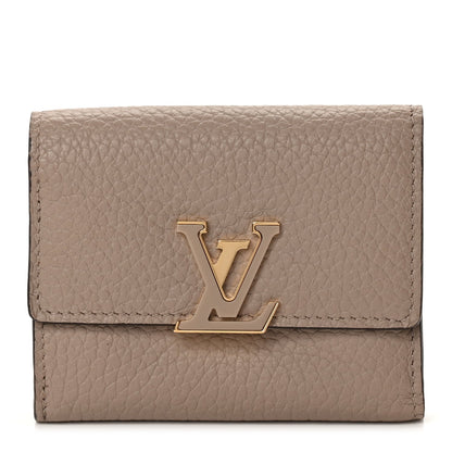 Louis Vuitton Taurillon Capucines XS Wallet Galet 1 of 8