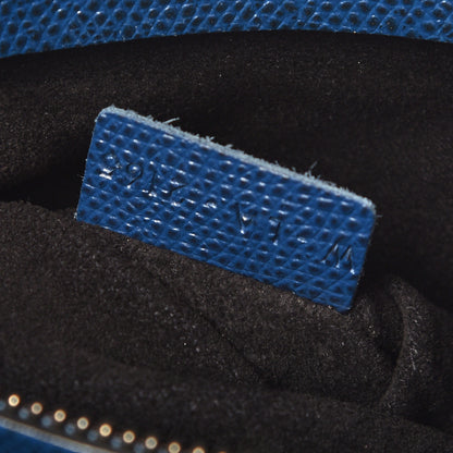 Celine Grained Calfskin Medium Phantom Luggage Indigo 8 of 21