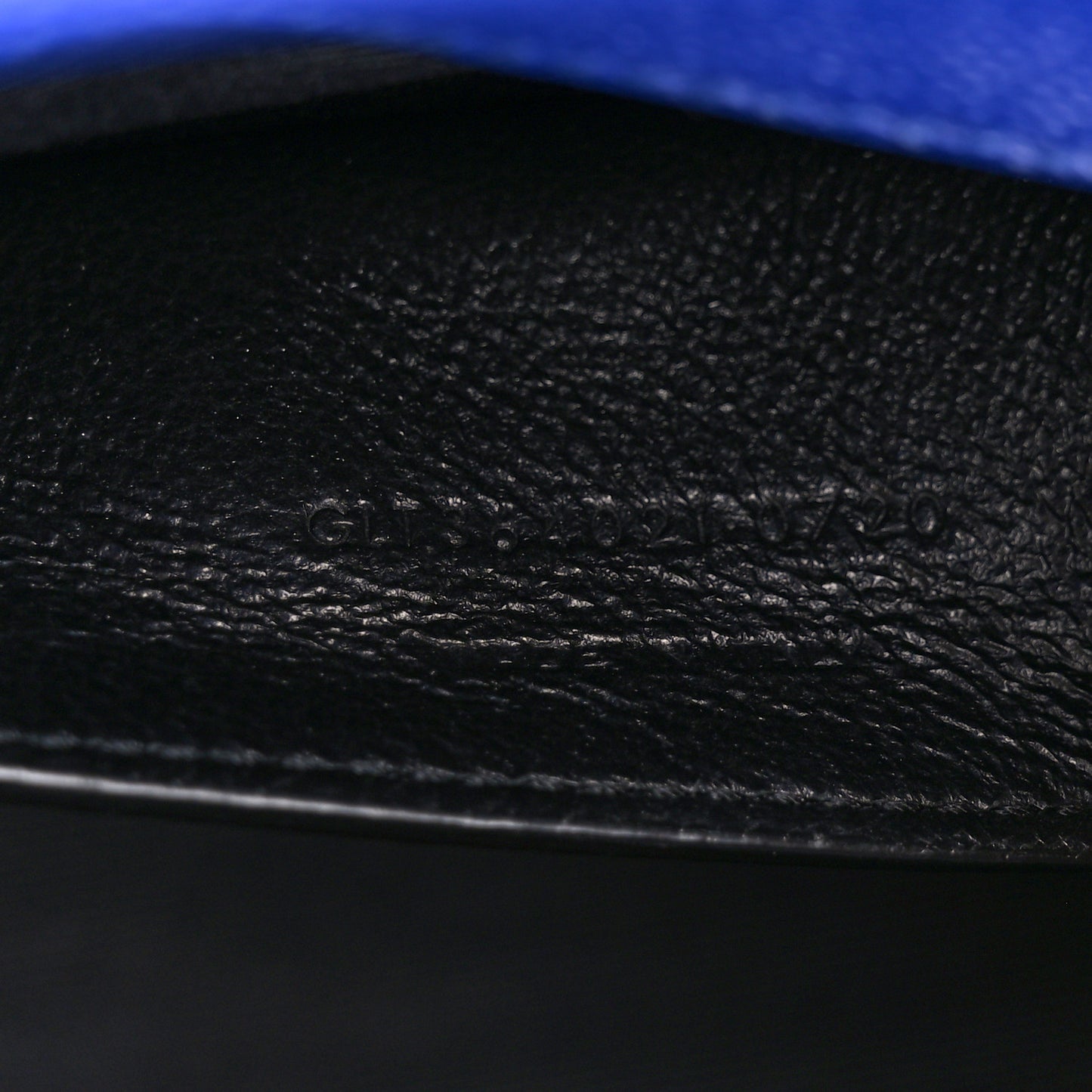 Grain De Poudre Medium Classic Monogram Kate Satchel Ultramarine