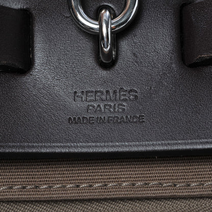 Hermes Vache Hunter Toile Herbag Zip 31 PM Etoupe Ebene 9 of 16