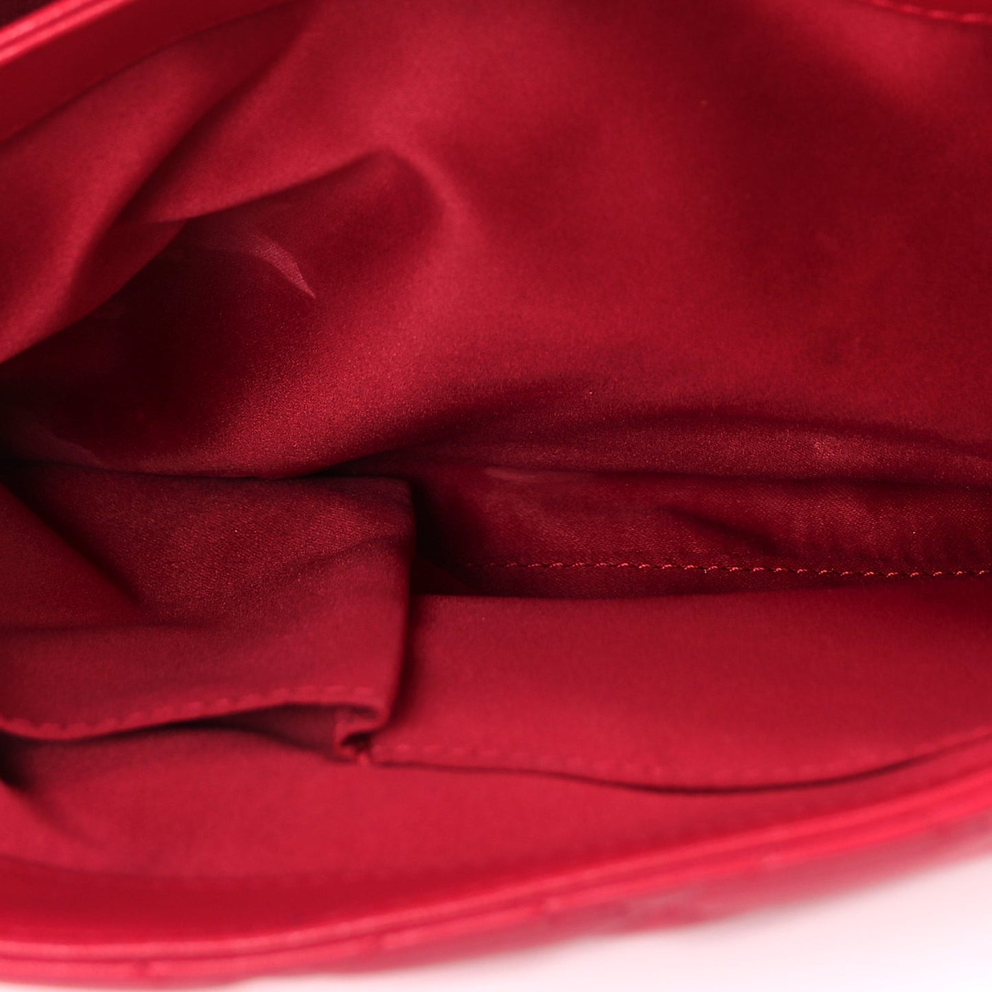 Lambskin Quilted Jumbo  3 Flap Dark Pink