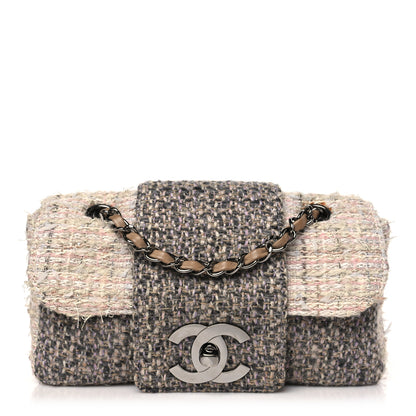 Chanel Tweed Small Fantasy Flap Grey 1 of 11