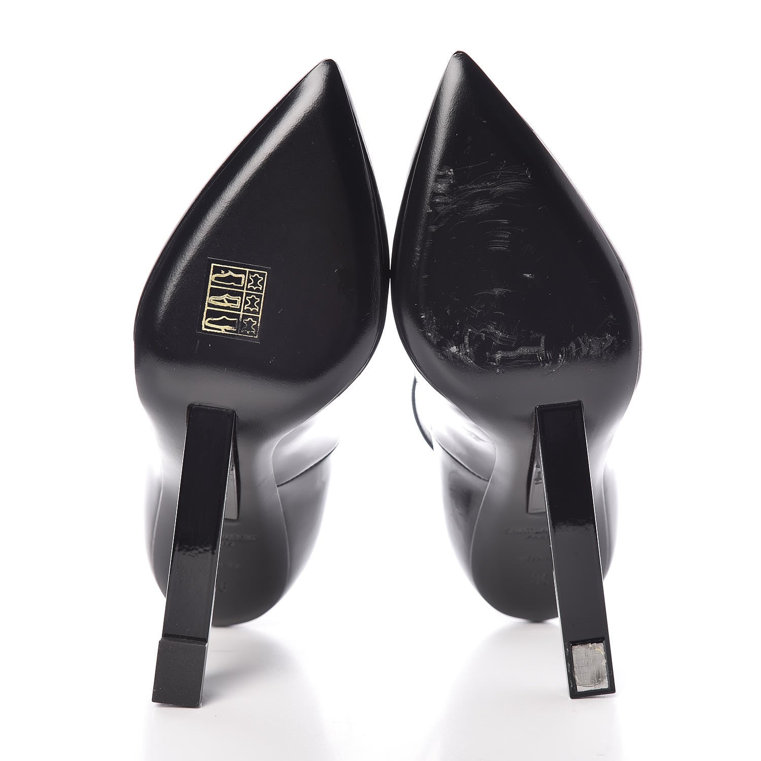 Saint Laurent Patent Opyum Appelle Moi Ankle Strap Pump 36 Black 5 of 12