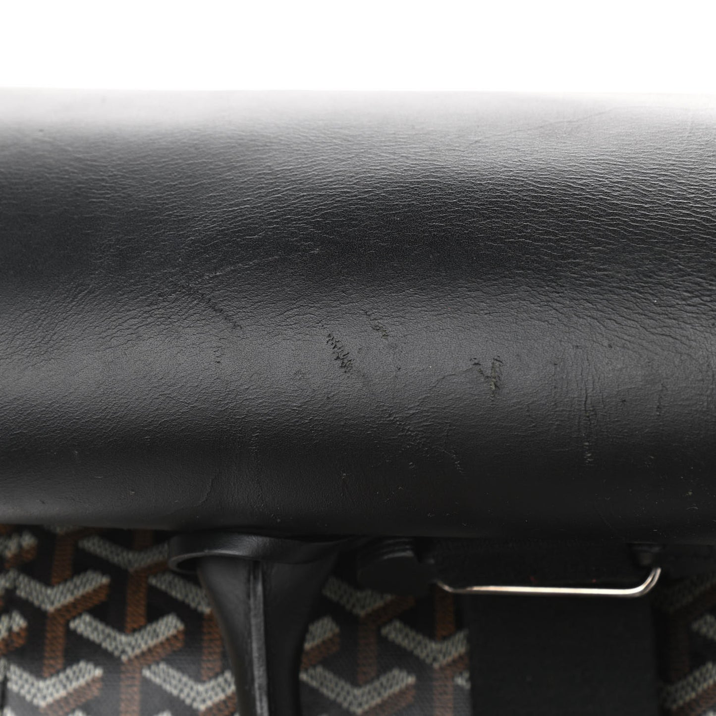 Goyardine Calfskin Alpin MM Backpack Black
