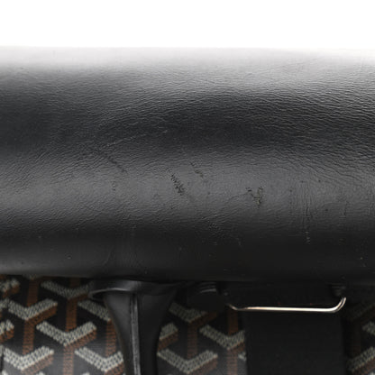 Goyard Goyardine Calfskin Alpin MM Backpack Black 13 of 14