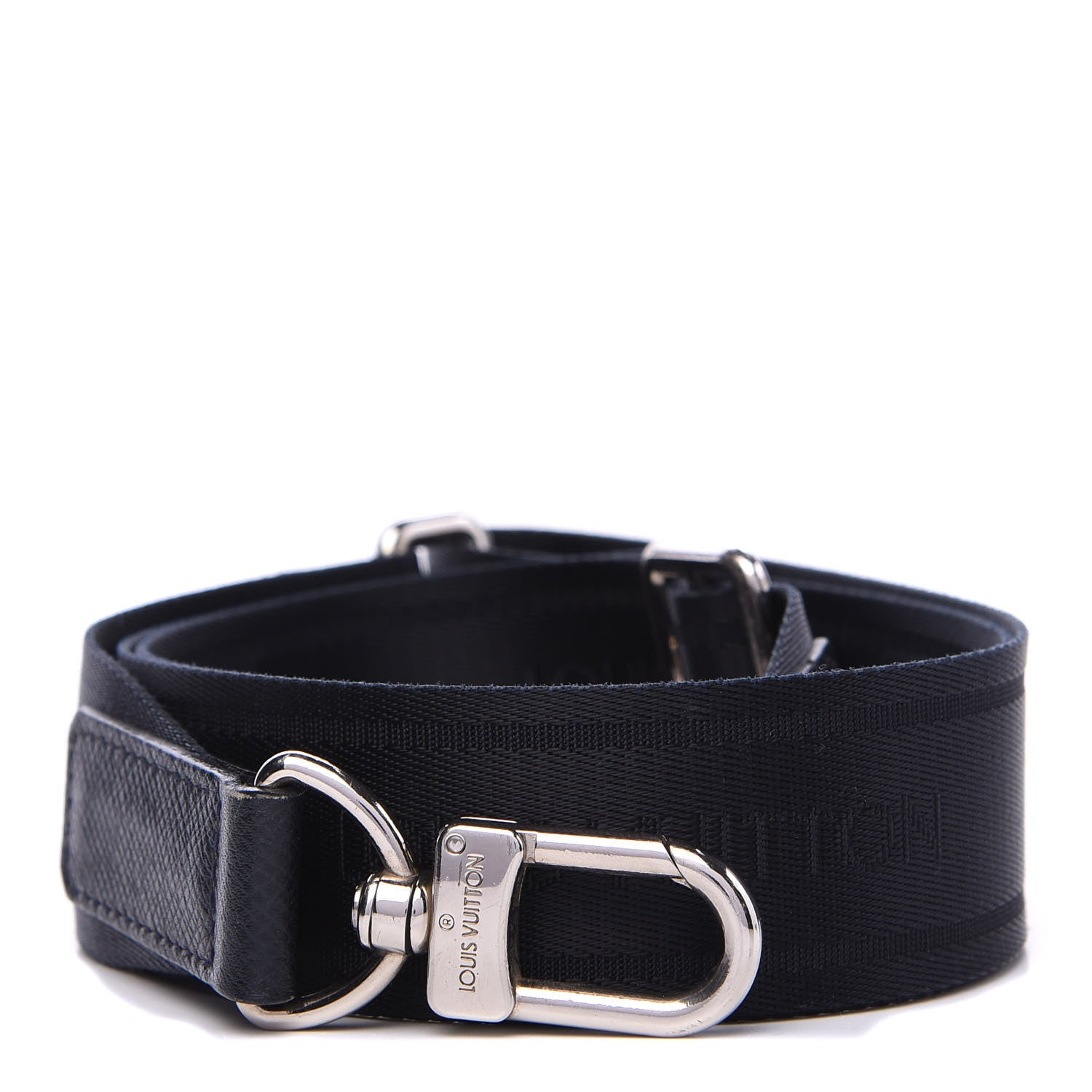 Louis Vuitton Canvas Adjustable Shoulder Strap Navy 1 of 3