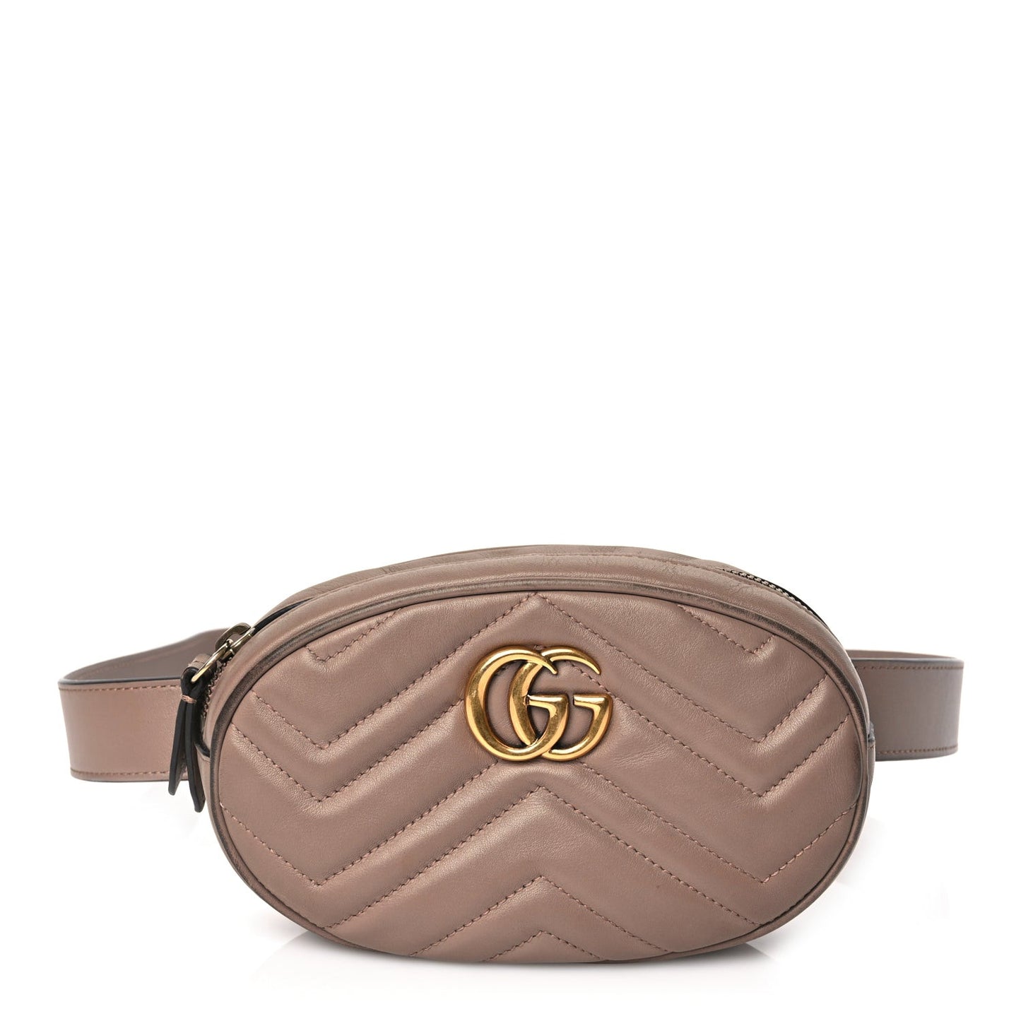 Calfskin Matelasse GG Marmont Belt Bag 85 34 Porcelain Rose