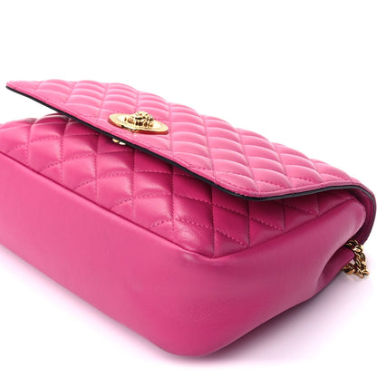 Versace Nappa Quilted Medusa Chain Crossbody  Pink 8 of 8