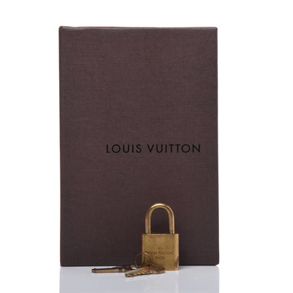 Louis Vuitton Brass Lock and 2 Keys Set #446 6 of 6