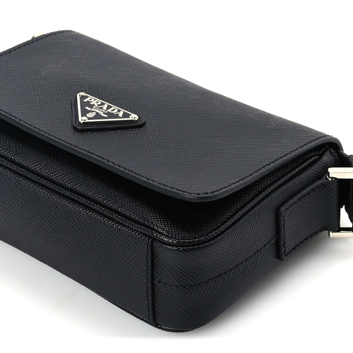 Prada Saffiano Shoulder Bag Black 8 of 8