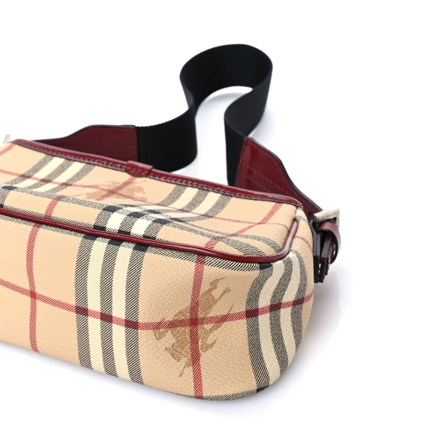 Haymarket Check Shoulder Bag Military Red
