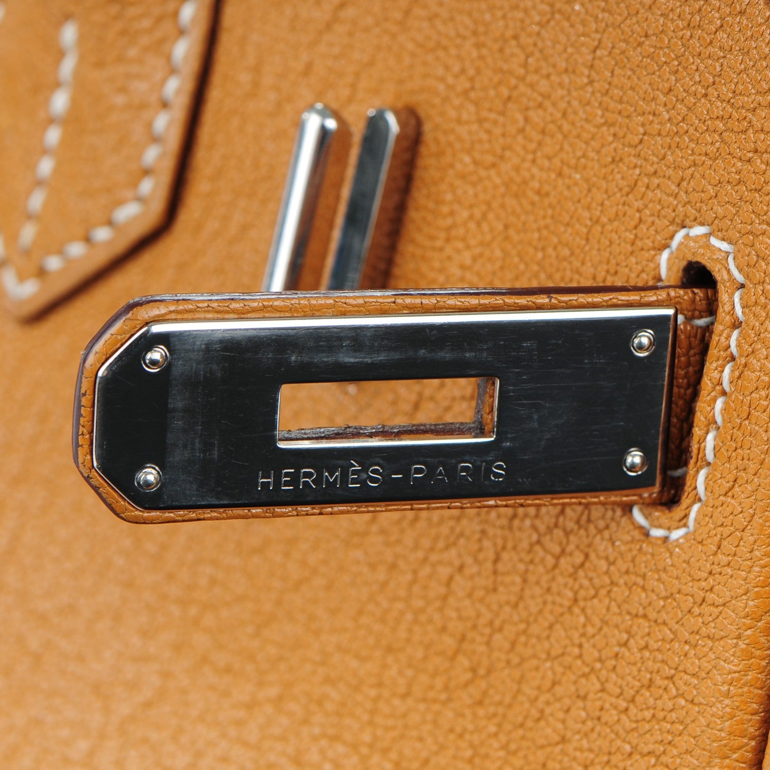 Hermes Chevre De Coromandel HAC Birkin 28 Caramel 9 of 26