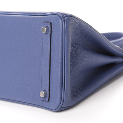 Hermes Togo Birkin 30 Bleu Brighton 7 of 11